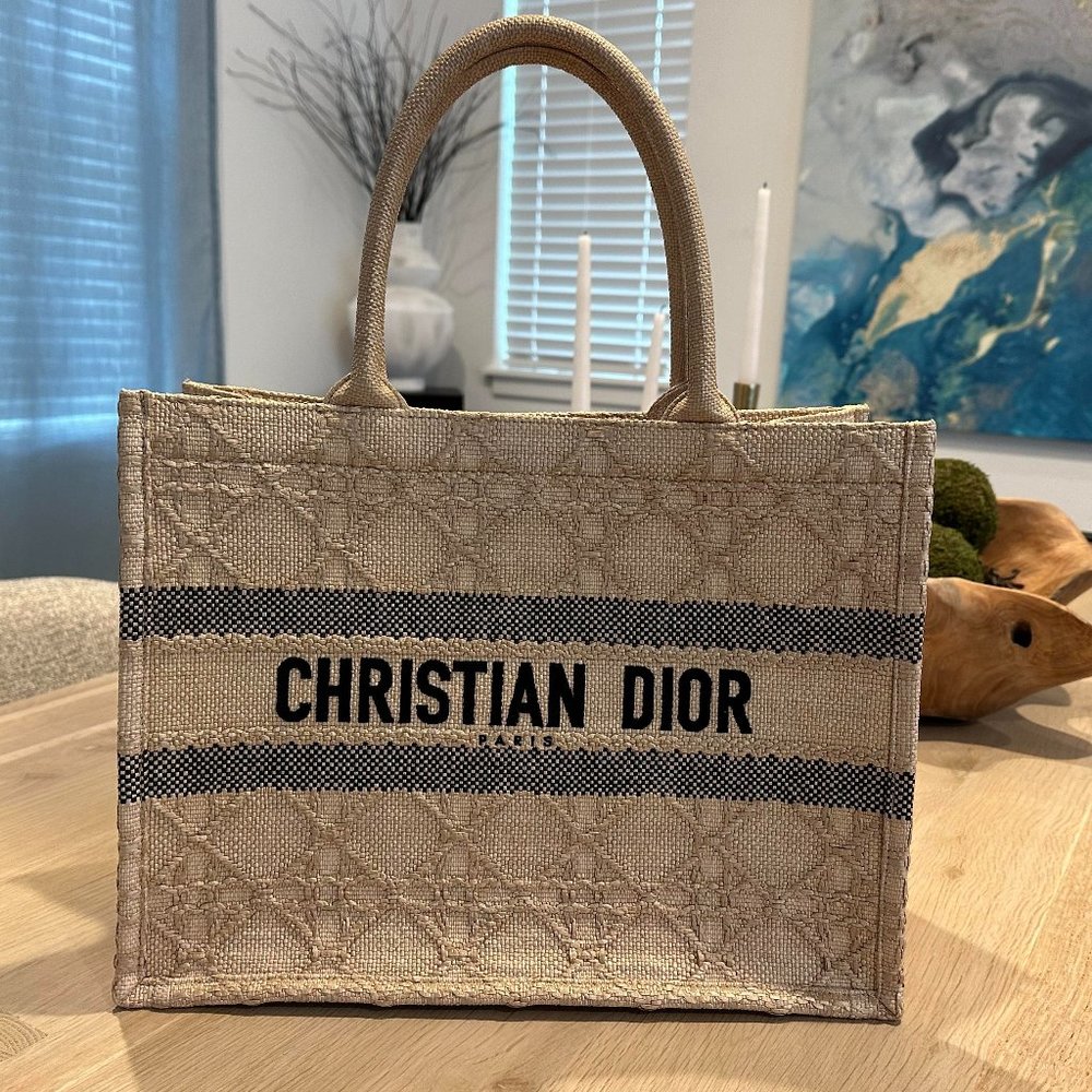 MEDIUM DIOR BOOK TOTE NEW , from Paris with receipt